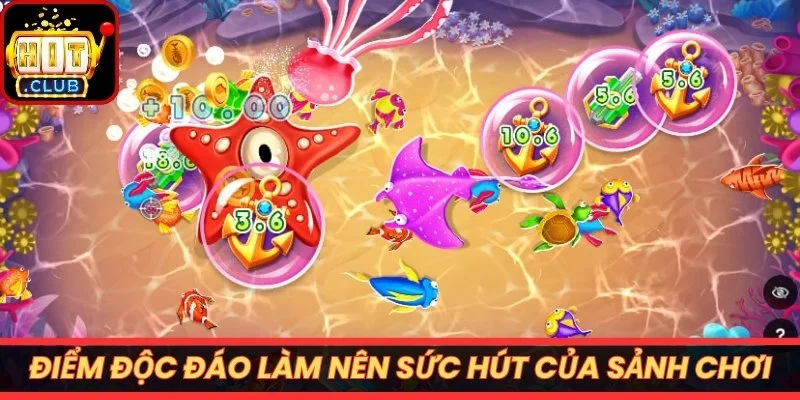 Điểm độc đáo làm nên sức hút của sảnh chơi