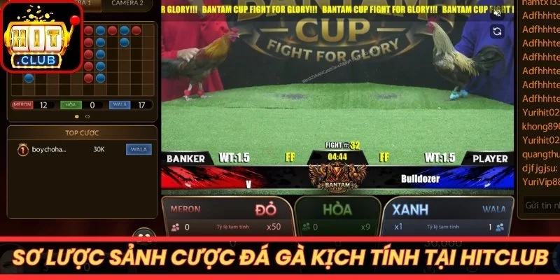Sơ lược sảnh cược đá gà kịch tính tại Hitclub