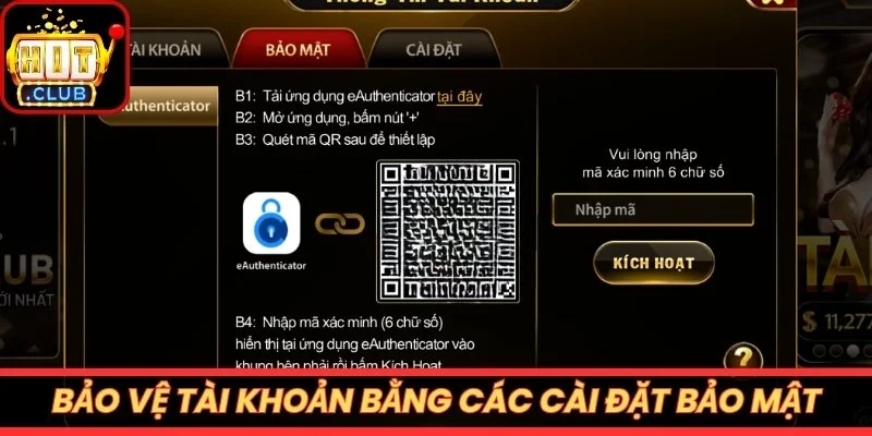 Bảo vệ tài khoản bằng các cài đặt bảo mật