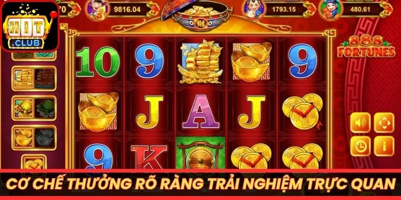 Cơ chế thưởng rõ ràng trải nghiệm trực quan