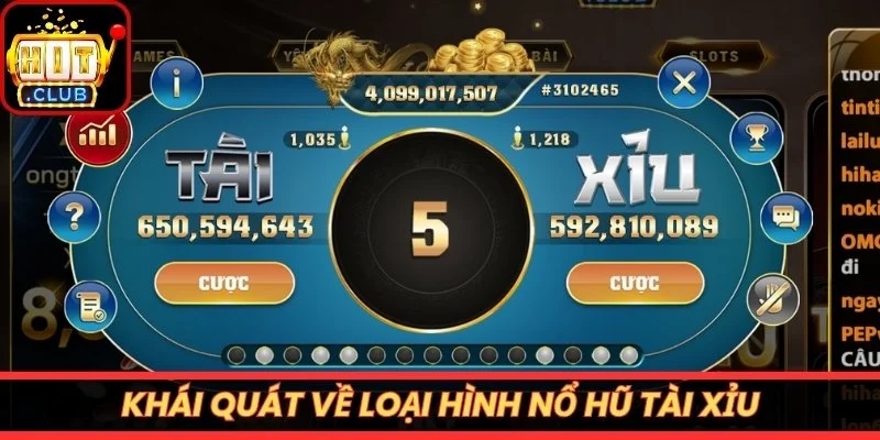 Khái quát về loại hình nổ hũ tài xỉu