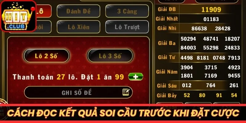Cách đọc kết quả soi cầu trước khi đặt cược